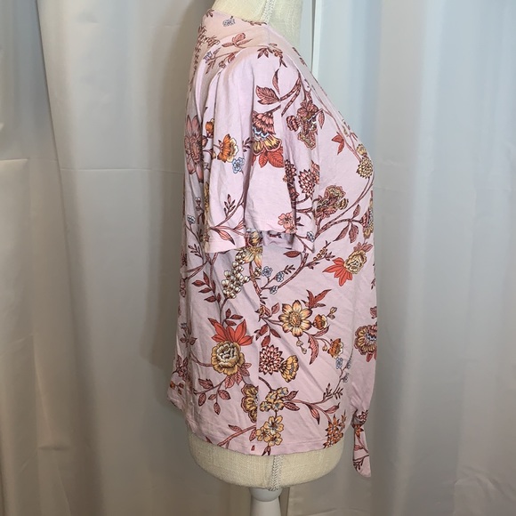 Maurices Flora Button Down Tie Front Top - Picture 4 of 8